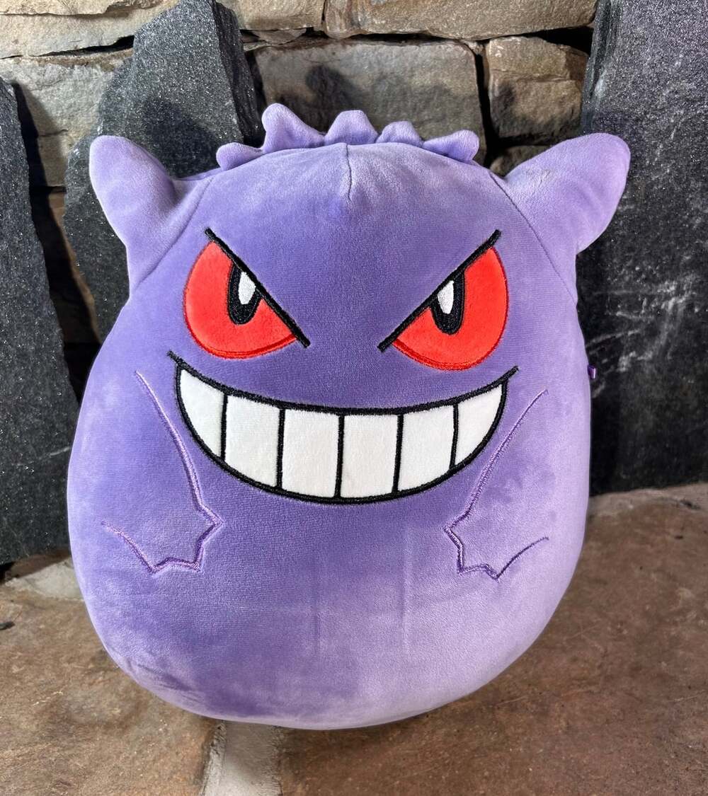 GENGAR Squishmallows Pokemon 10" Plush Purple 2023